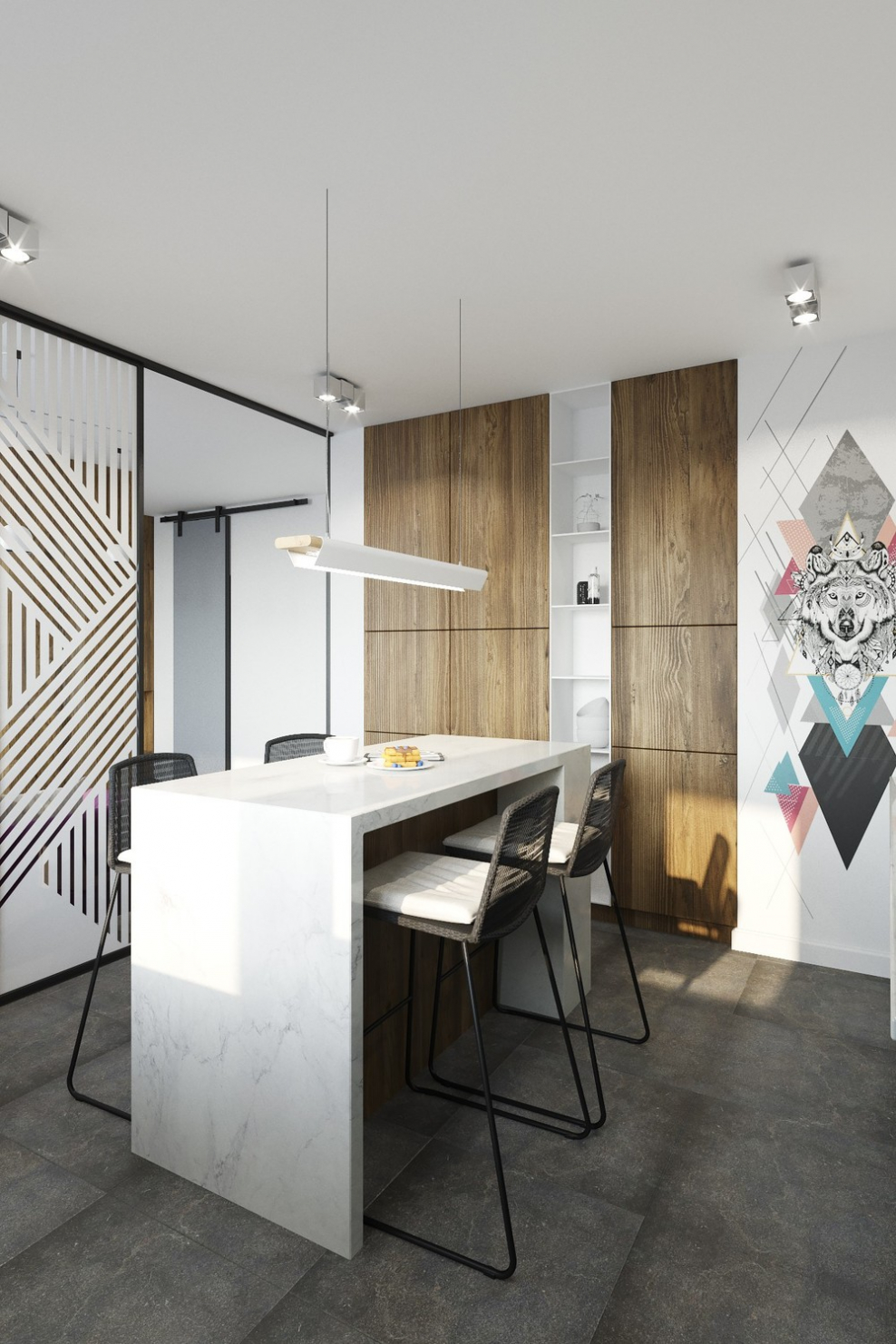 Дизайн интерьера Скандис