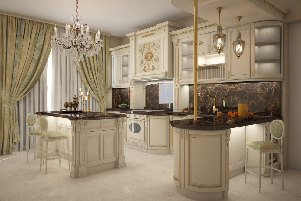 Кухонный гарнитур платинум