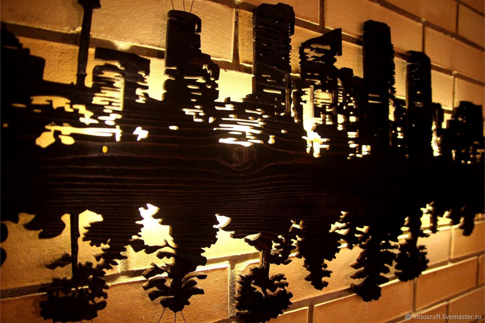 Настенное панно с подсветкой