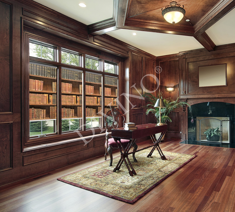 Отделка деревом в интерьере