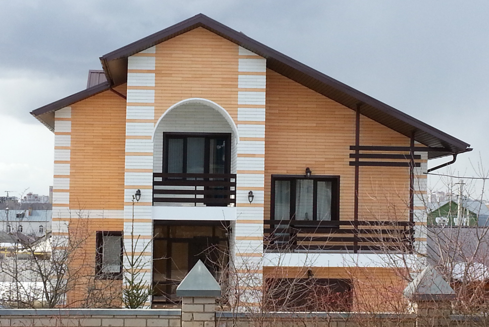 Фиброцементный сайдинг фронтон