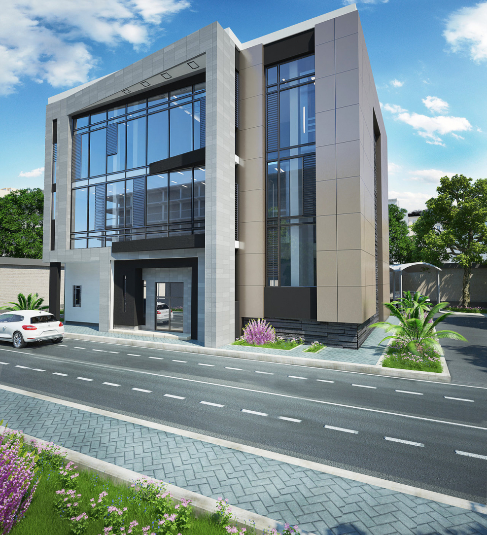 Современные двухэтажные здания