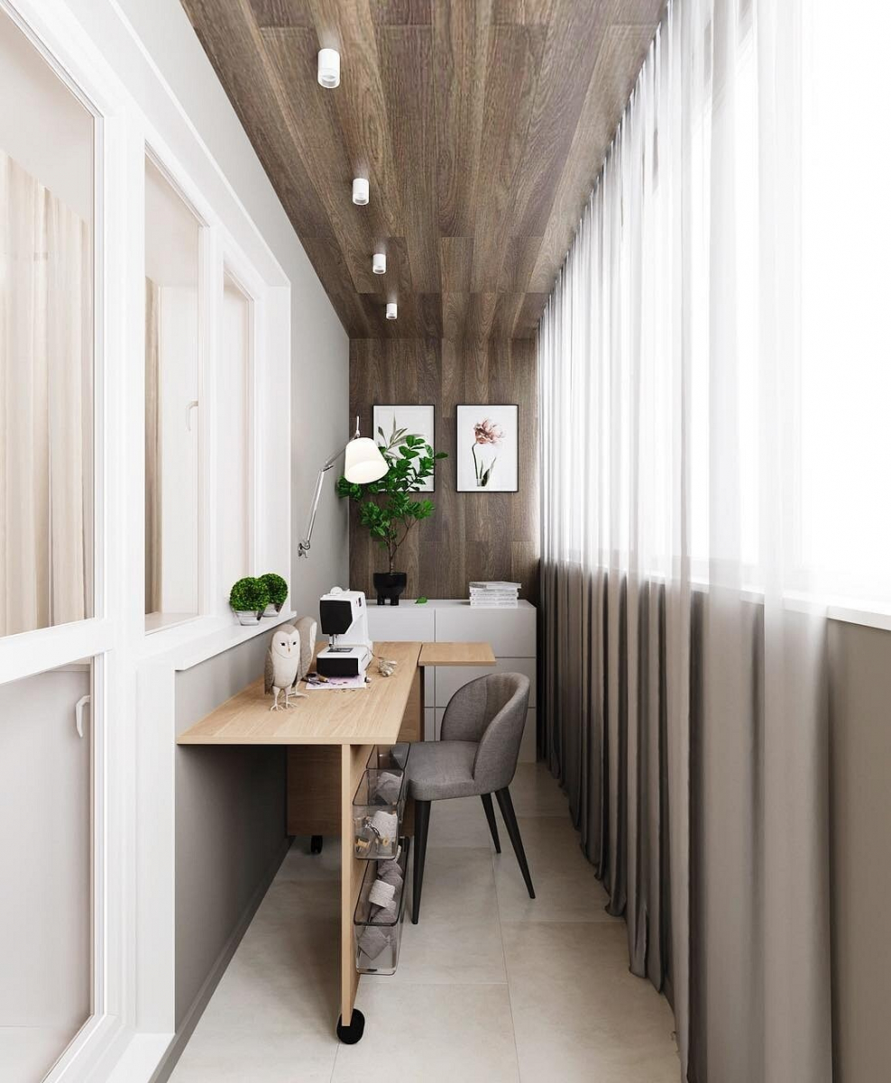 Мини мастерская на лоджии