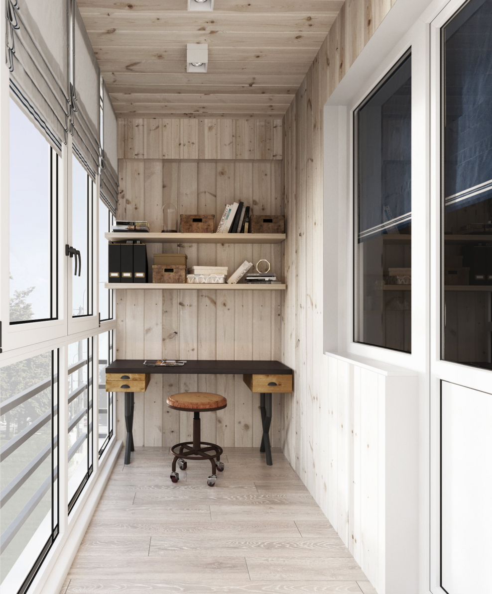 Кабинет на балконе