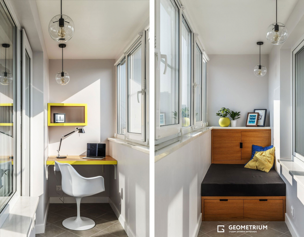 Кабинет маникюра на балконе