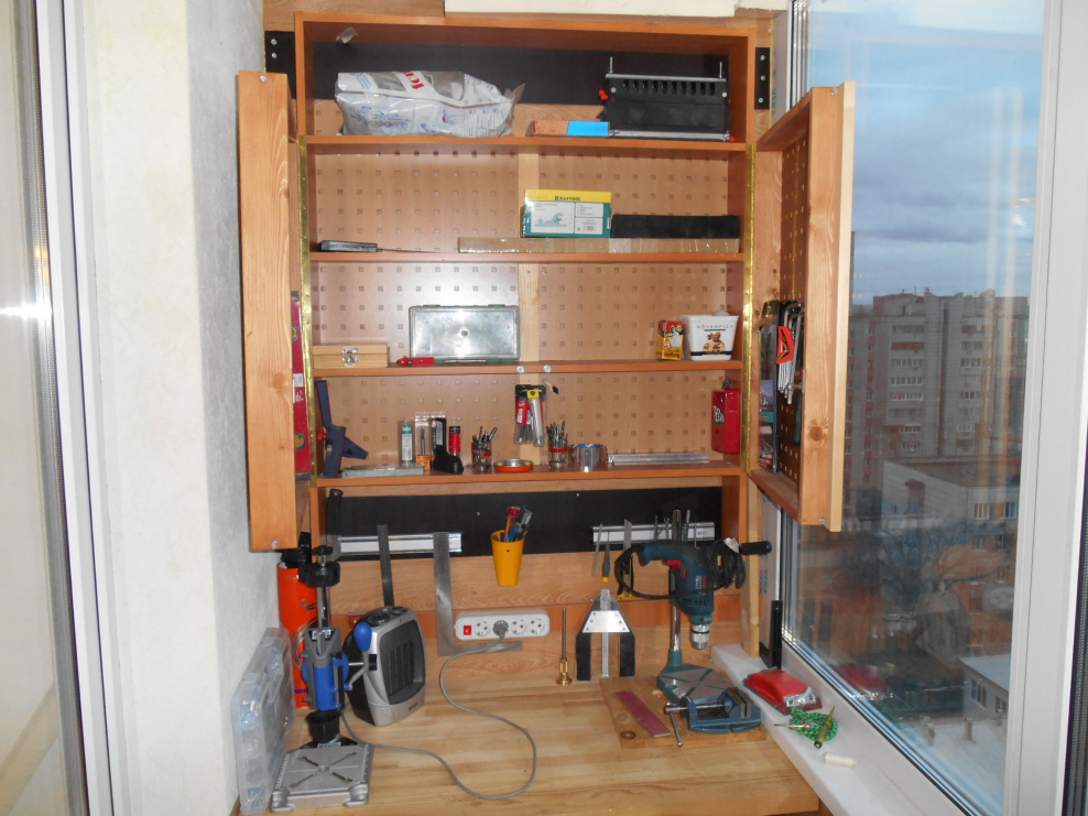 Интерьер балкона