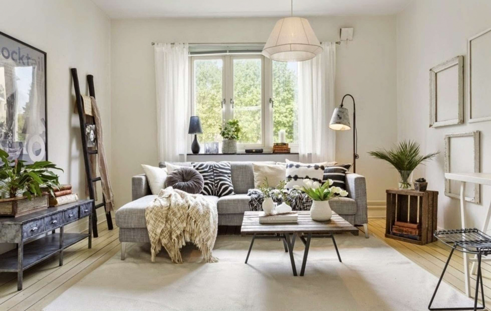 Гостиная в стиле Сканди