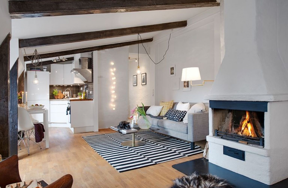 Интерьеры загородных домов в скандинавском стиле