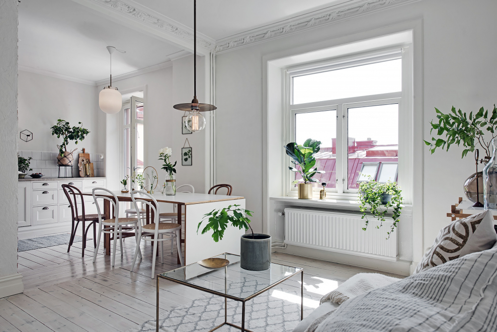 Дом из клееного бруса в скандинавском стиле