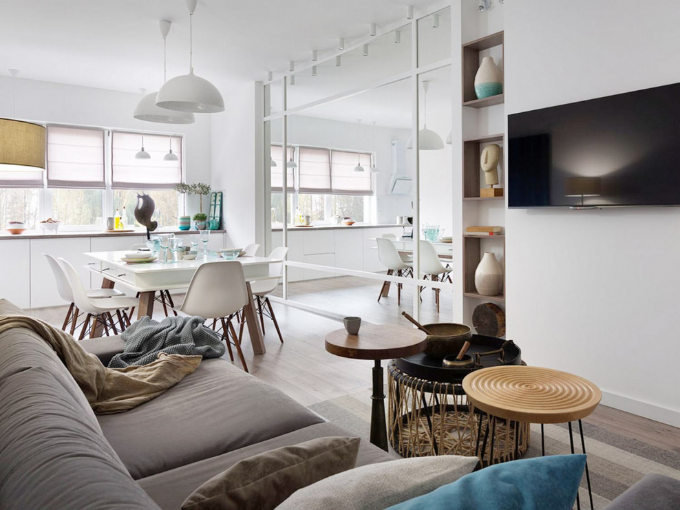 Сканди Прованс в интерьере