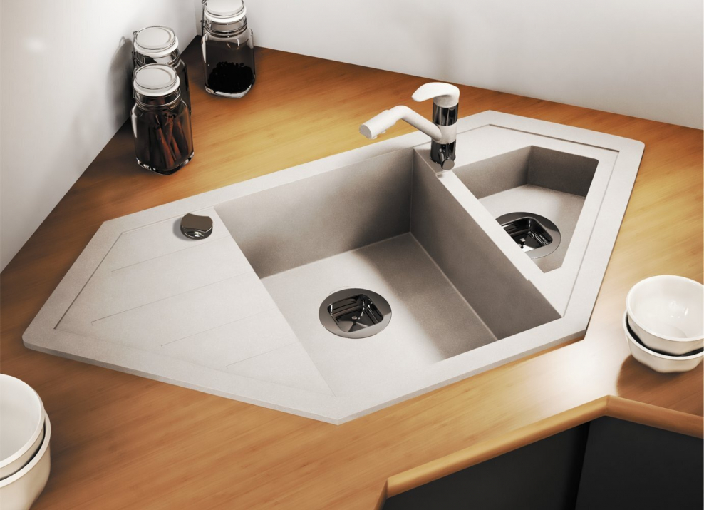 Мойка для кухни кварцевая Tolero r-114