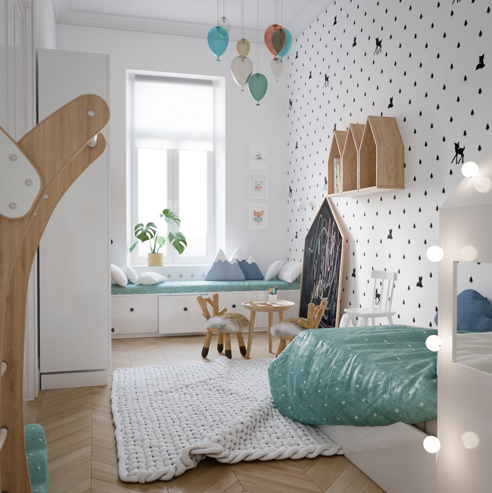 Детская для девочек подростков в Сканди стиле