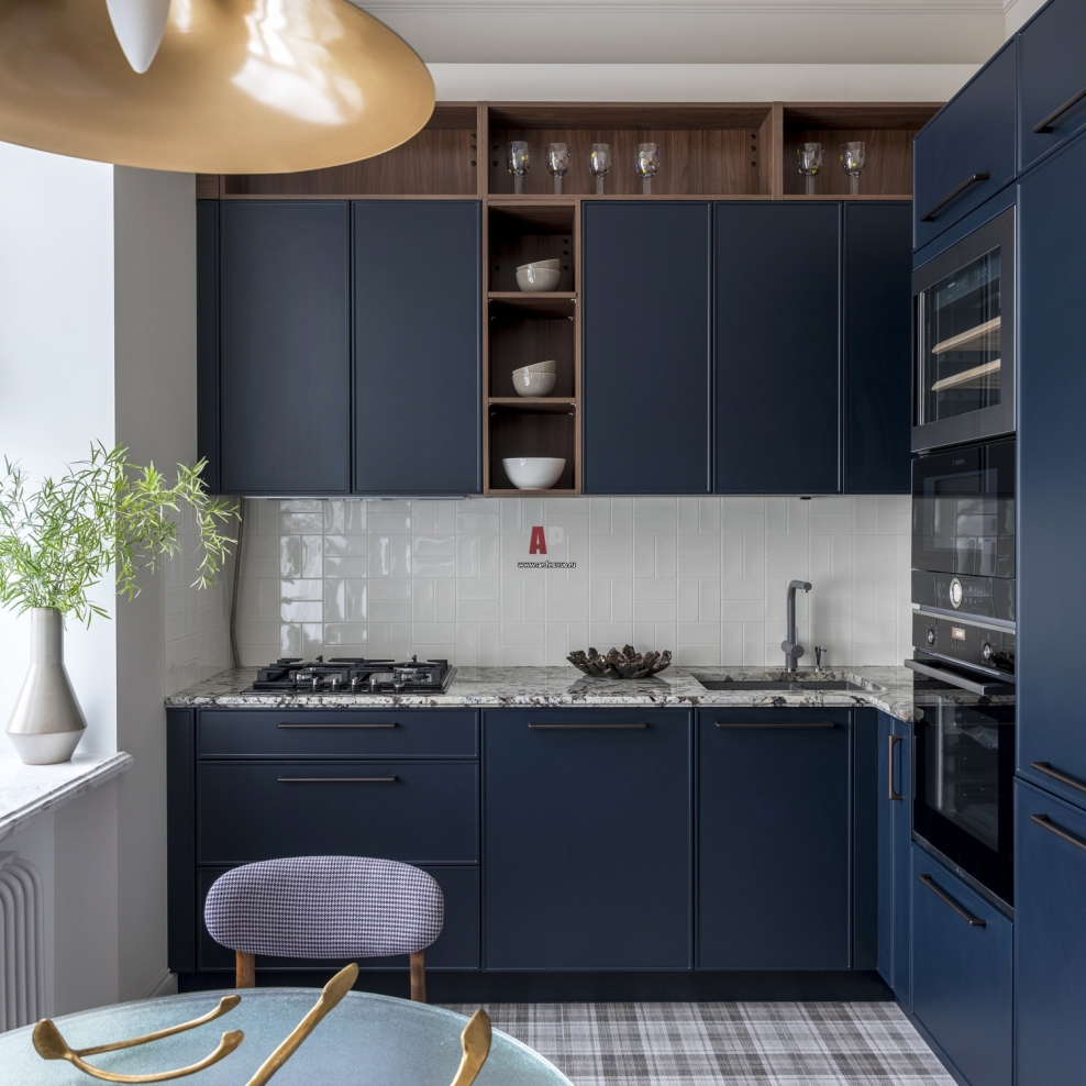 Кухня с гостинной 30кв м лофт