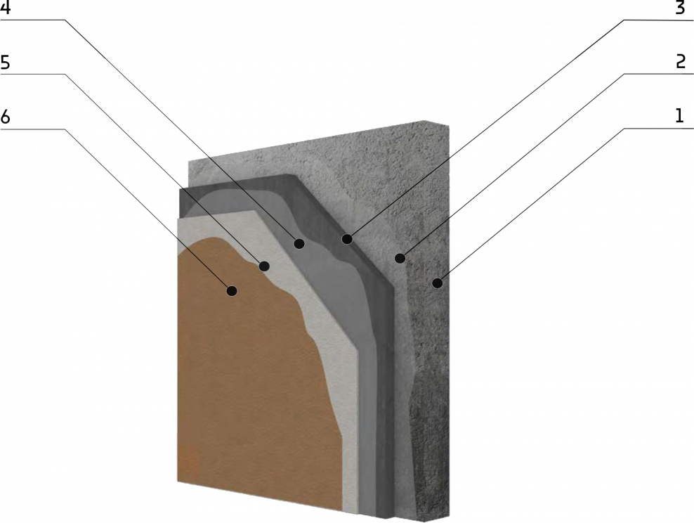 Венецианская штукатурка в ванной комнате