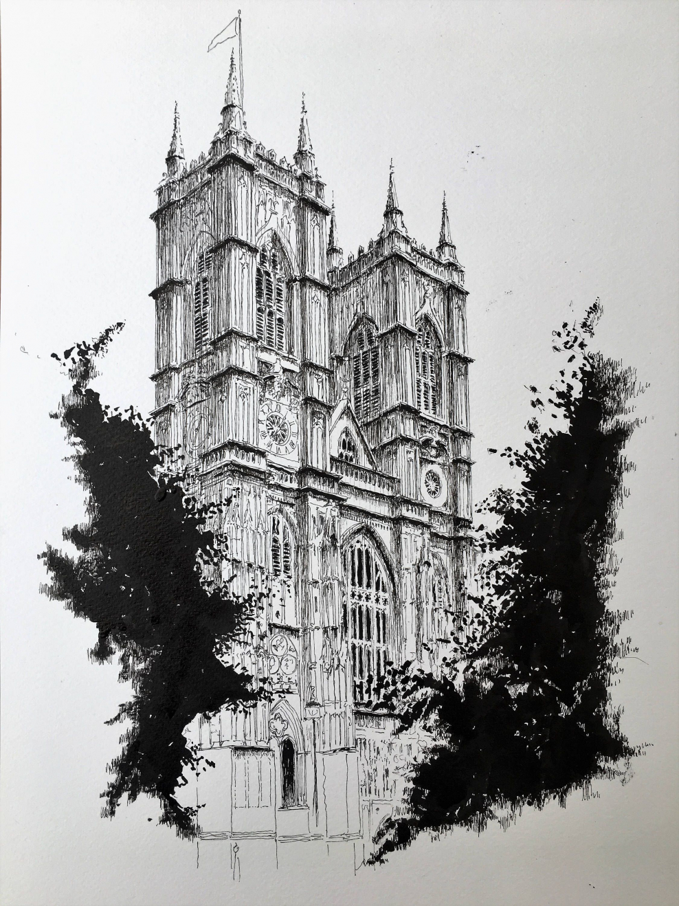 Скетч Вестминстер аббатство