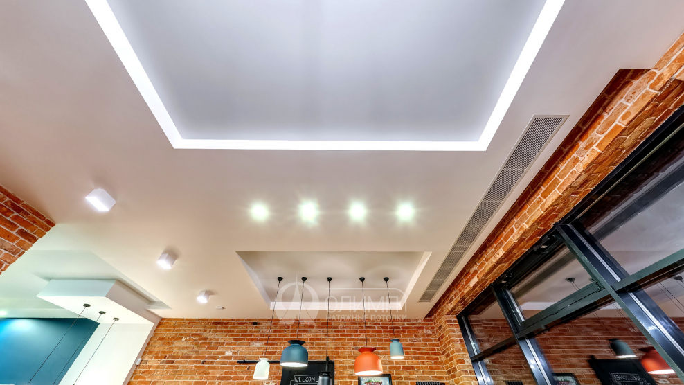 Цветные потолки из гипсокартона