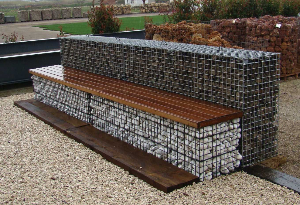 Террасирование габионами