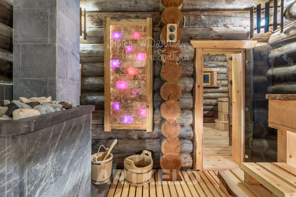 Дом из сухостойной сосны интерьер