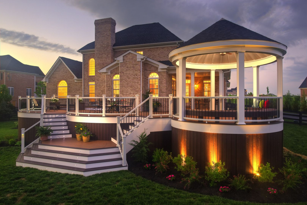 Полукруглая веранда