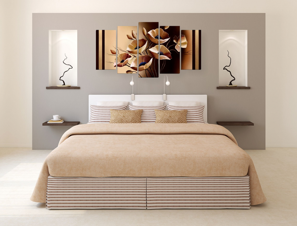 Картины в спальню над кроватью
