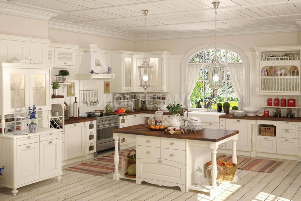 Кухня в загородном доме