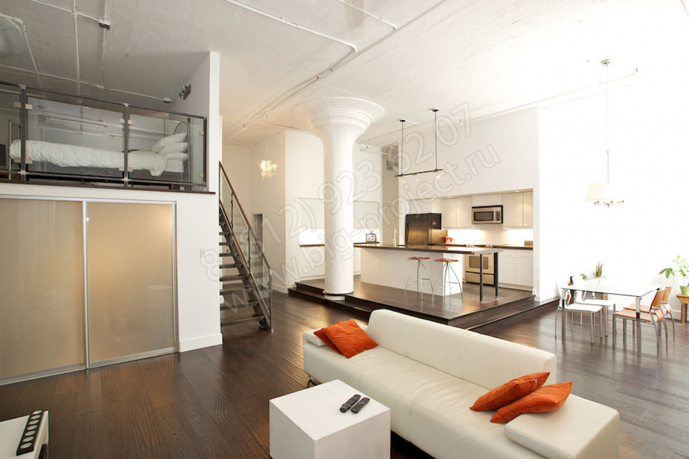 Квартира с высокими потолками