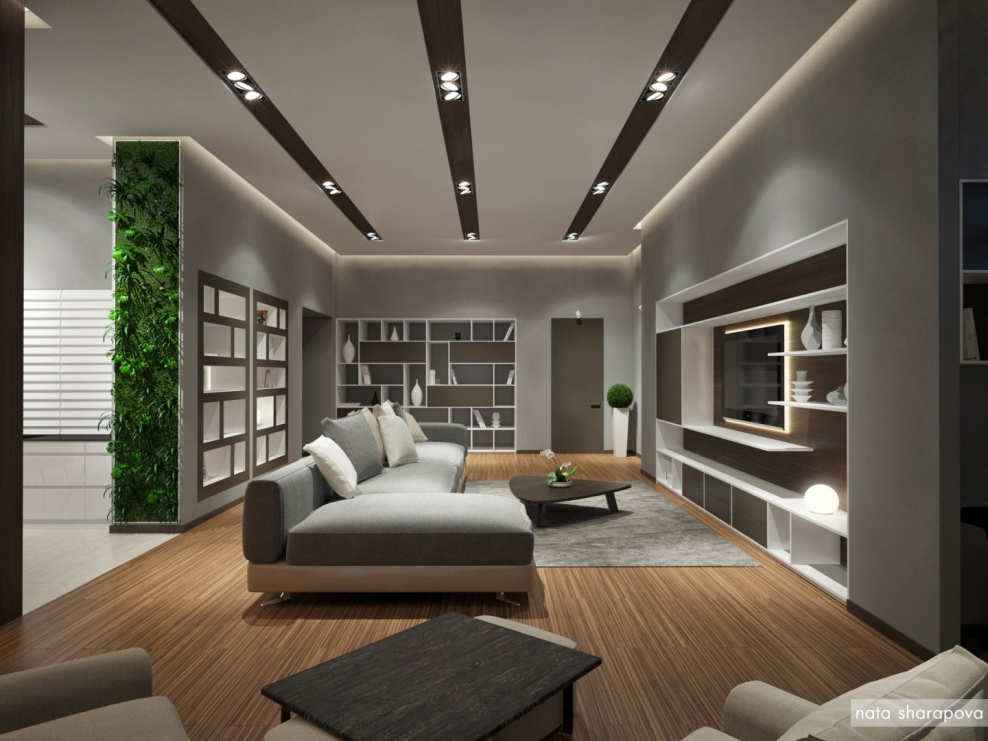 Интерьер гостиной в современном стиле