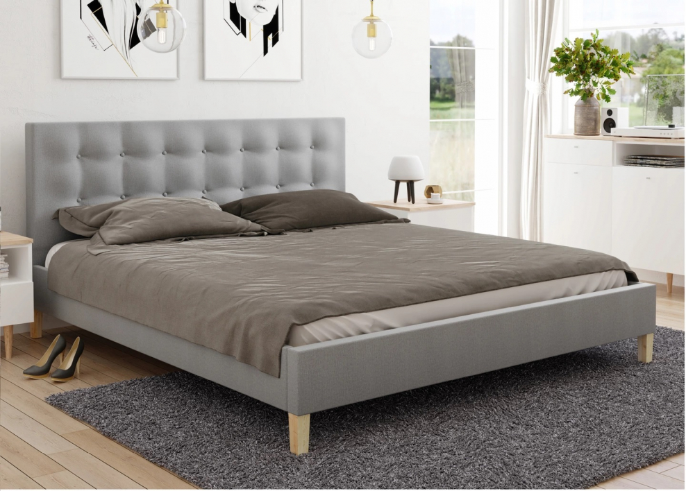 Кровать Скандинавия 140 Grey