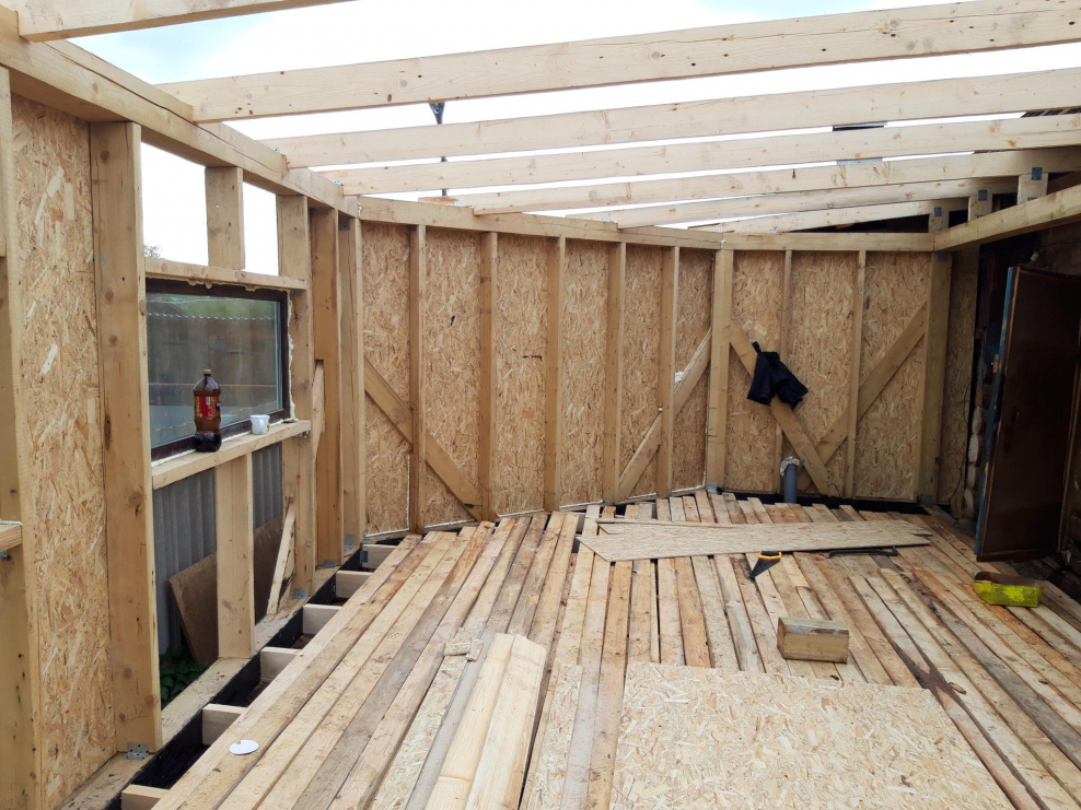 Пол в загородном доме