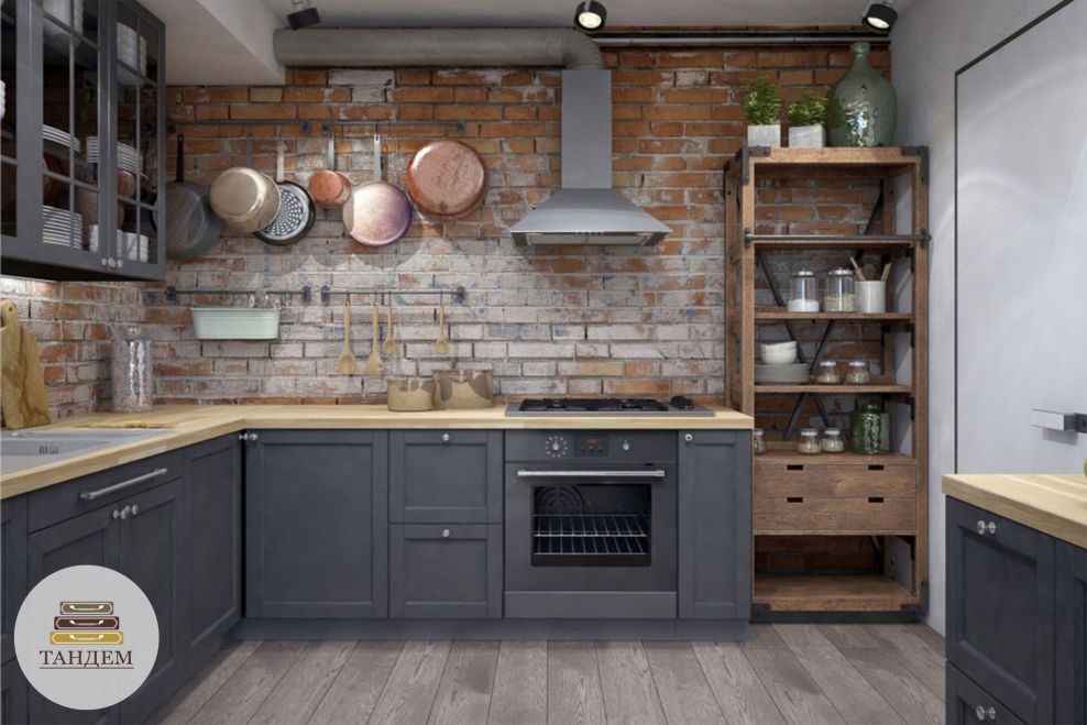 Кухня Ксения Стендмебель оранж глянец