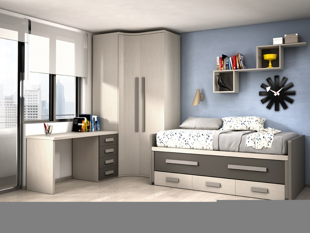 Детская мебель серого цвета