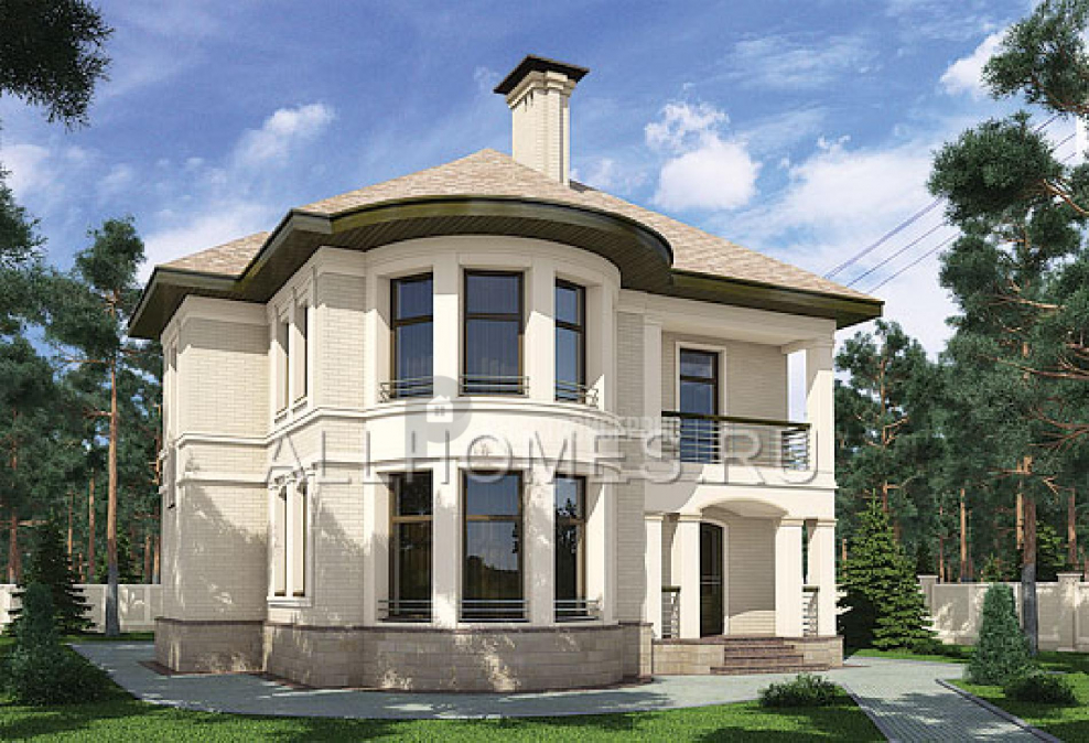 Проект двухэтажного дома 126м Новация