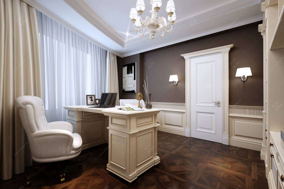 Классический интерьер кабинета