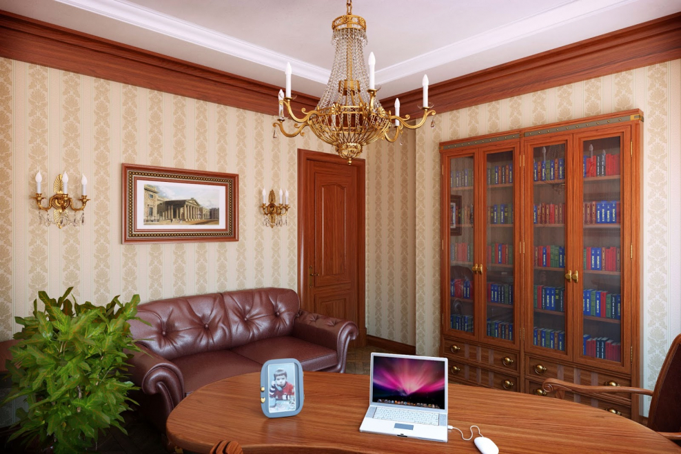 Стильный интерьер кабинета