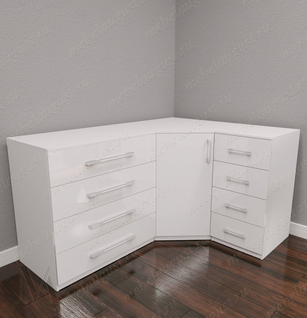 Комод Нексус белый глянец