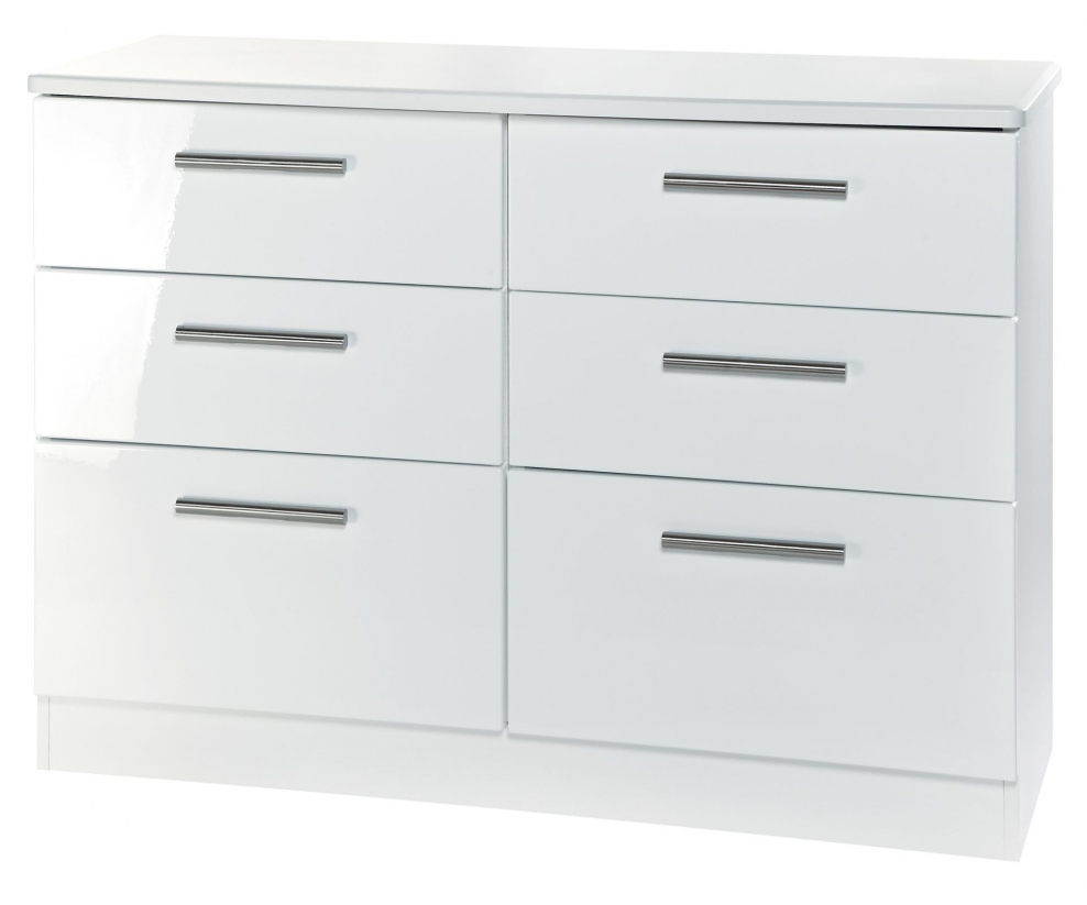 Комод бар Даллас 07 белый глянец