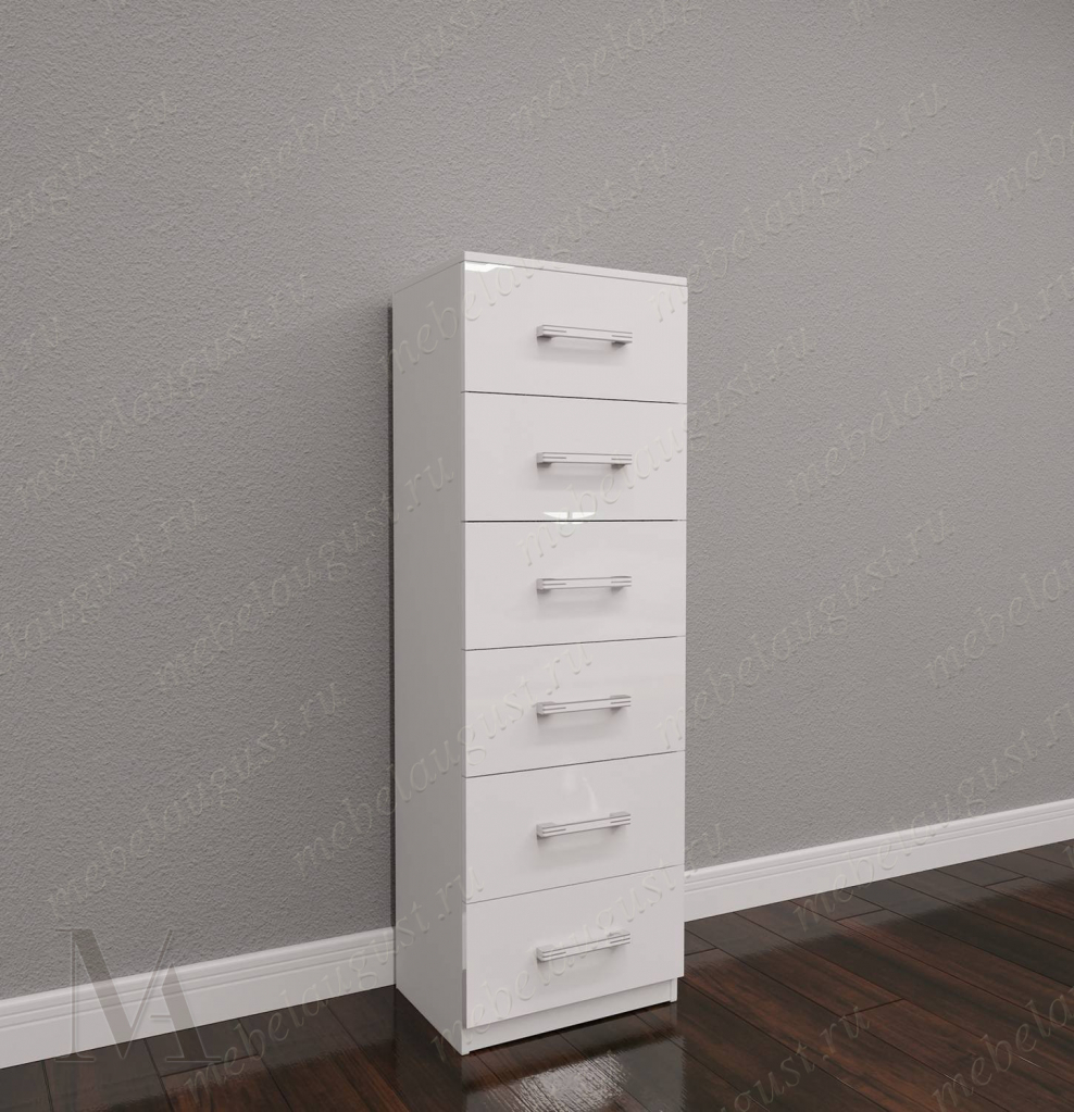 Комод Нексус белый глянец