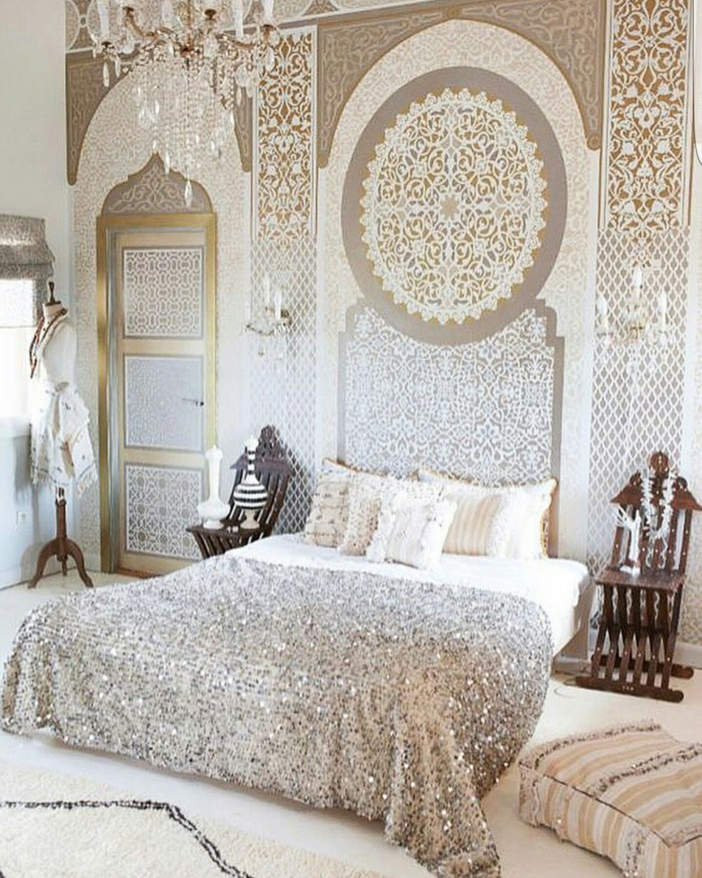 Интерьеры в Восточном арабском марокканском стиле