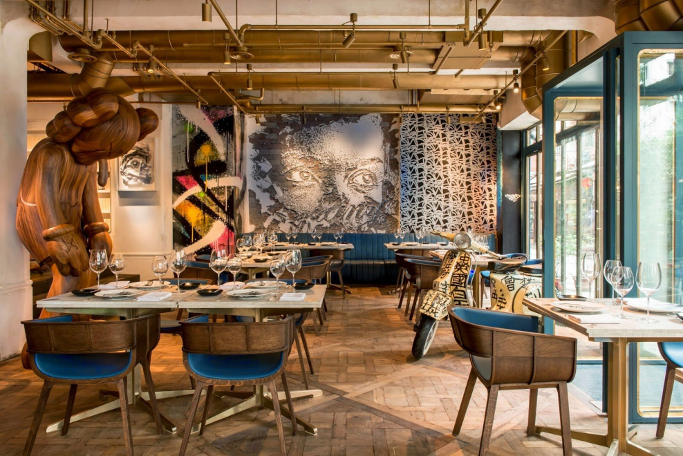 . Bibo – ресторан стрит-арта, Гонконг