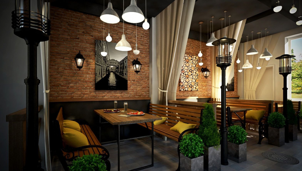 Интерьер кафе