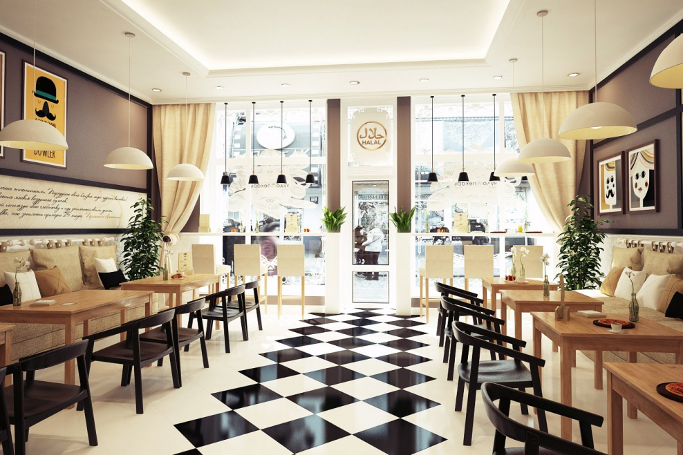 Интерьер кофейни