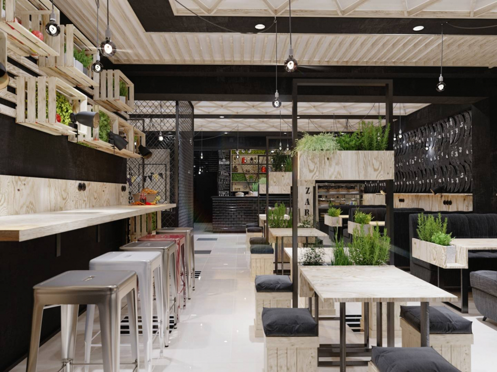 Интерьер кафе