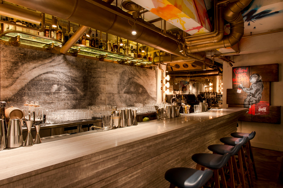 . Bibo – ресторан стрит-арта, Гонконг