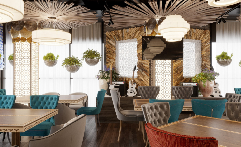 Интерьеры кафе и ресторанов