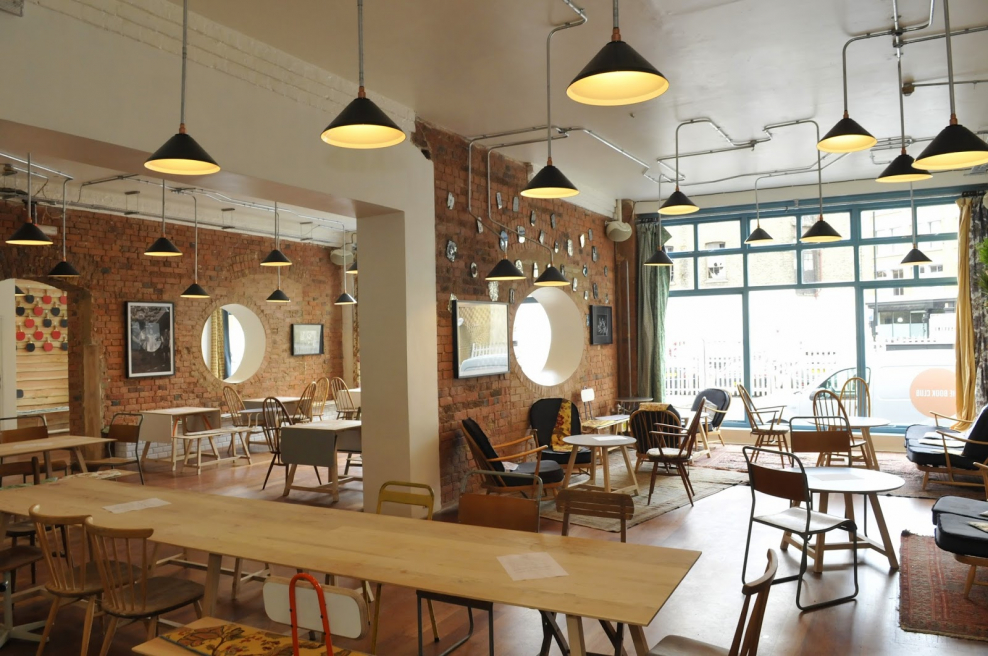 Винтажное кафе интерьер