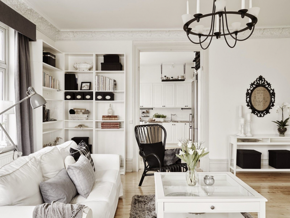 Скандинавское дерево белое