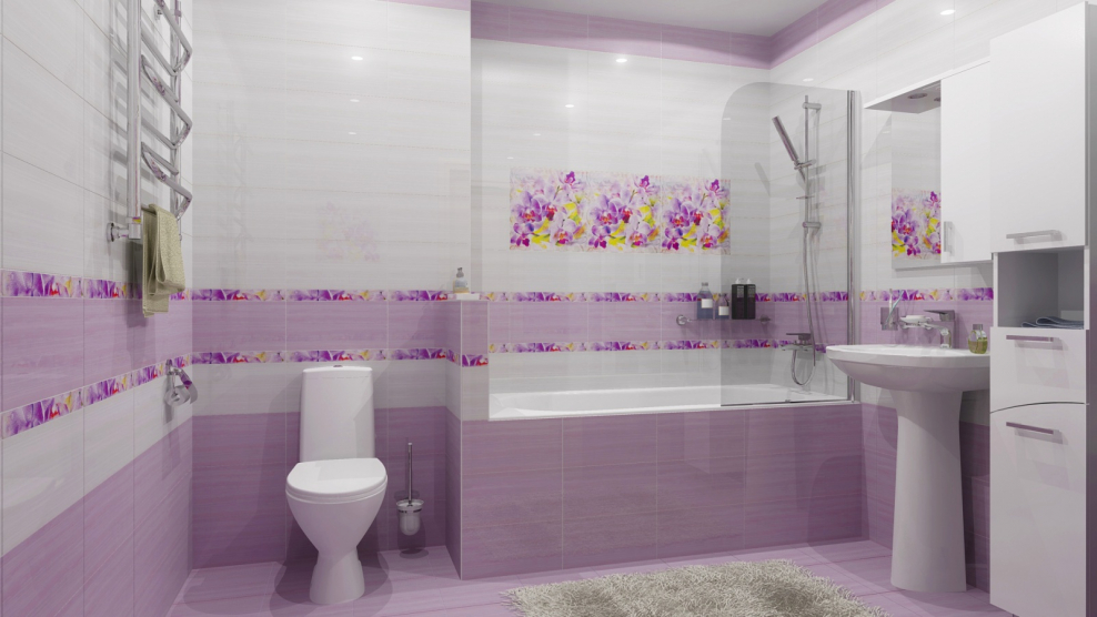 Плитка Фридом сиреневая