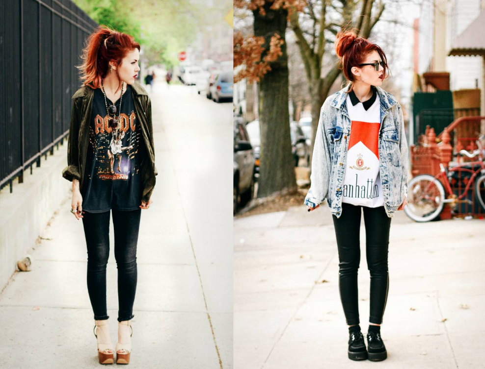 Бунтарский гранж стиль