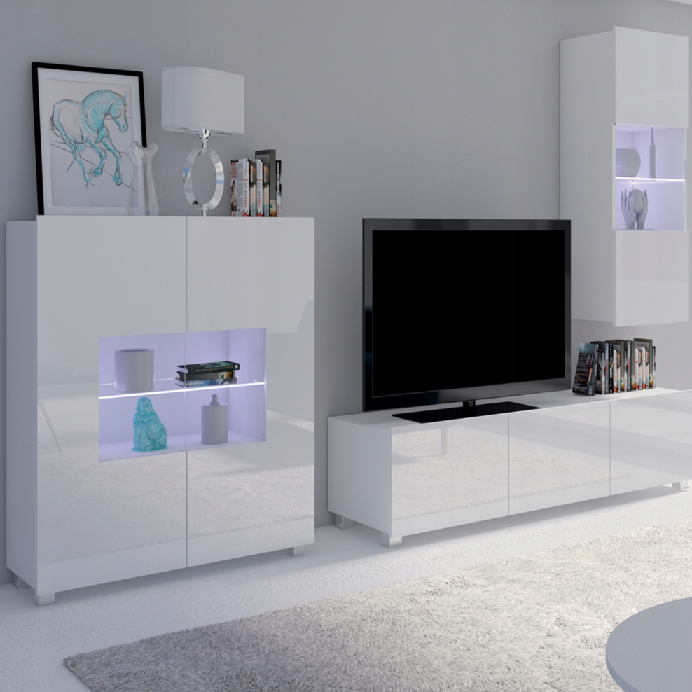 Стенка CALABRINI 3 современная мебель глянец