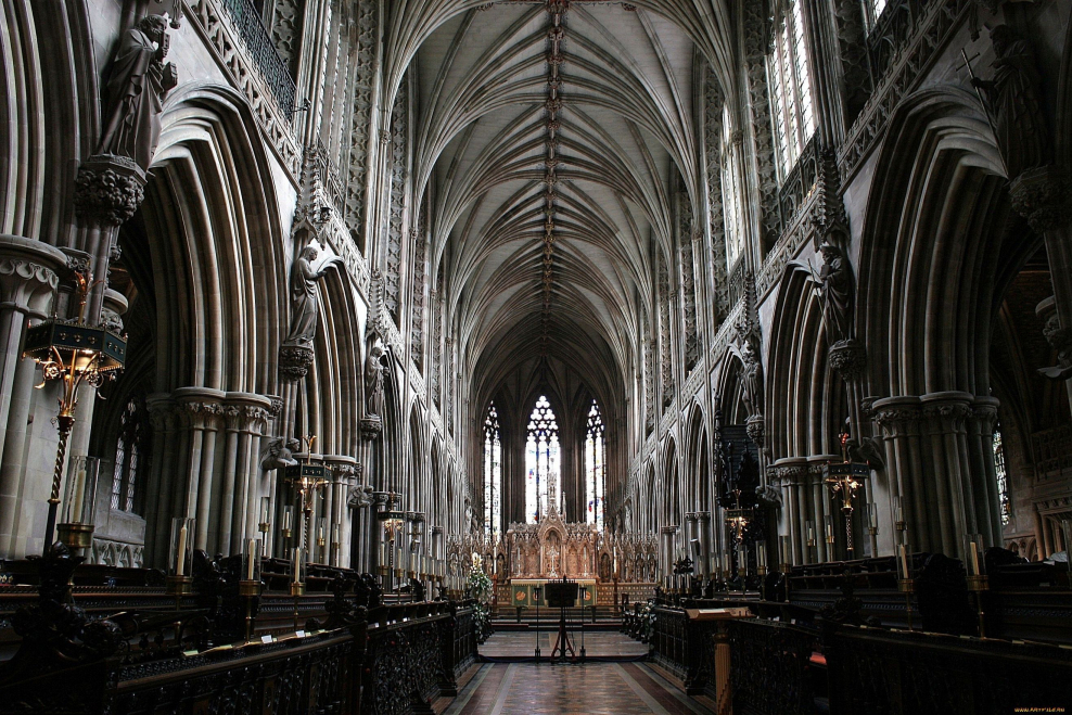 Стрельчатые арки Готика Англия